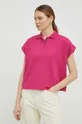 Βαμβακερό μπλουζάκι Marc O'Polo DENIM ροζ