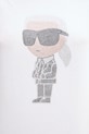 Karl Lagerfeld pamut póló 230W1770 fehér