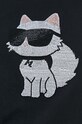 Бавовняна футболка Karl Lagerfeld 230W1771 чорний