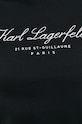 Bavlněné tričko Karl Lagerfeld 231W1701 černá