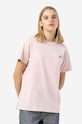Dickies t-shirt bawełniany Mapleton T-Shirt gładkie różowy DK0A4XDAC50