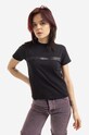 Aries cotton T-shirt Shrunken Zip Tee cotton black AR40330