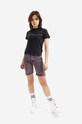 Aries cotton T-shirt Shrunken Zip Tee AR40330 black AA00