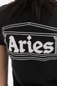 Памучна тениска Aries Shrunken Zip Tee