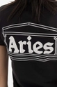 Aries t-shirt in cotone Shrunken Zip Tee