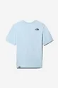 albastru The North Face tricou din bumbac W Relaxed Fine Tee