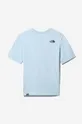 niebieski The North Face t-shirt bawełniany W Relaxed Fine Tee