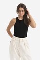 Топ Tom Wood Rib Tank Top круглый вырез чёрный 22171.999