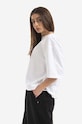 Pamučna majica Tom Wood Adria Tee 22190.112 bijela