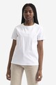 Памучна тениска Woolrich Logo T-shirt CFWWTE0056FRUT297 свободна бял CFWWTE0056FRUT2979