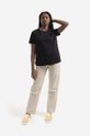 Bavlněné tričko Woolrich Logo T-shirt CFWWTE0056FRUT297 CFWWTE0056FRUT2979 černá AA00