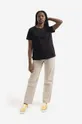 Βαμβακερό μπλουζάκι Woolrich Logo T-shirt CFWWTE0056FRUT297 μαύρο