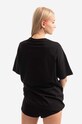 Oblečení Bavlněné tričko Alpha Industries Gold Logo OS T 106063.03 černá