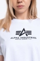 bílá Bavlněné tričko Alpha Industries Basic T COS