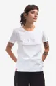 Alpha Industries cotton T-shirt Rainbow T white
