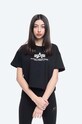 Majica kratkih rukava Alpha Industries Basic Boxy T okrugli crna 128050.03