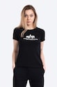 Alpha Industries cotton T-shirt New Basic T cotton black 196051.03