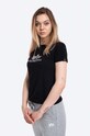 Alpha Industries cotton T-shirt New Basic T Foil Print 196051FP.530