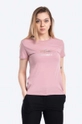 pink Alpha Industries cotton T-shirt New Basic T Foil Print Women’s