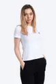 biały Alpha Industries t-shirt bawełniany Basic Damski