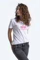 Βαμβακερό μπλουζάκι Alpha Industries New Basic T Γυναικεία