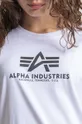 λευκό Βαμβακερό μπλουζάκι Alpha Industries New Basic T