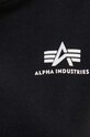 Бавовняна футболка Alpha Industries Basic 196054.03 чорний