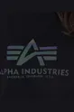 чёрный Хлопковая футболка Alpha Industries New Basic Tee Reflective
