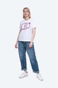 Βαμβακερό μπλουζάκι Wood Wood Mia T-shirt 10112508.2222 λευκό AA00