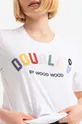 biały Wood Wood t-shirt bawełniany Mia Arch T-shirt