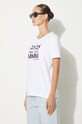 Wood Wood tricou din bumbac Aria T-shirt alb 12022500.2434