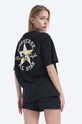 Odzież Converse t-shirt bawełniany 10021480.A01 czarny