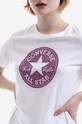 Converse t-shirt bawełniany biały 10023438.A02