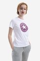 Converse t-shirt bawełniany 10023438.A02 biały
