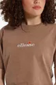 коричневий Бавовняна футболка Ellesse Жіночий