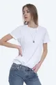 белый Хлопковая футболка A.P.C. Poppy T-Shirt Женский