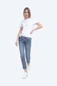 A.P.C. tricou din bumbac Poppy T-Shirt alb