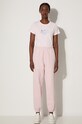 A.P.C. tricou din bumbac Jenny COEAV.F26091 roz AA00