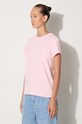 Odzież A.P.C. t-shirt bawełniany Denise COEAV.F26842 różowy