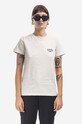 A.P.C. t-shirt bawełniany Denise nadruk szary COEZC.F26842