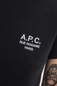 black A.P.C. cotton T-shirt Denise