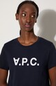 Хлопковая футболка A.P.C. VPC Colour тёмно-синий COBQX.F26944