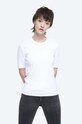 Norse Projects tricou din bumbac Helen High Twist Cotton uni alb NW01.0062.001