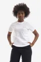 λευκό Βαμβακερό μπλουζάκι Norse Projects Gro Logo Γυναικεία