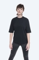 μαύρο Βαμβακερό μπλουζάκι Norse Projects Ginny Heavy Jersey Γυναικεία