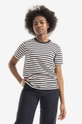 negru Norse Projects tricou din bumbac Gro Classic Stripe De femei