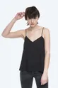 negru Norse Projects bluză din bumbac Sille Light De femei