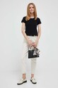 Хлопковая футболка United Colors of Benetton 1091D1M10.100 чёрный AA00