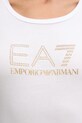 Μπλουζάκι EA7 Emporio Armani 8NTT67.TJDQZ λευκό