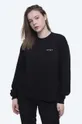 černá Bavlněné tričko s dlouhým rukávem Carhartt WIP Script Embroidery Dámský